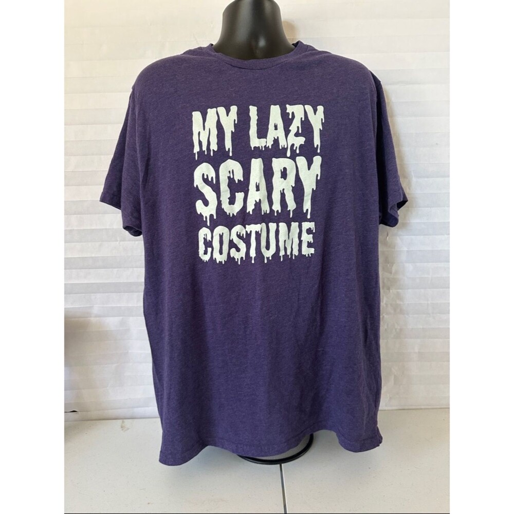 Way to Celebrate Unisex Purple T-Shirt Size 2XL Casual Graphic Tee